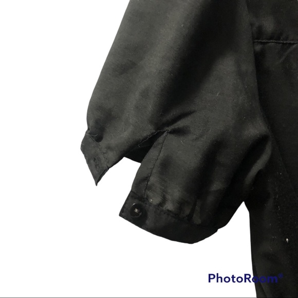 (190) Gothic Victorian Black Puff Sleeve Dress - Picture 8 of 11